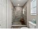 Modern bathroom with a large walk-in shower at 1233 Carvello Dr, The Villages, FL 32162