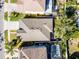 Aerial view showcasing home's layout and backyard at 1239 Alapaha Ln, Orlando, FL 32828