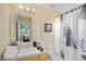 Bathroom with tub, shower, vanity, and sink at 151 Rubino Dr, Davenport, FL 33837