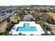 Aerial view of community pool and surrounding homes at 2703 Limerick Cir, Grand Island, FL 32735