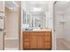 Bathroom features a large vanity, shower, and walk-in closet at 893 Parrish Pl, The Villages, FL 32163