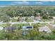 Wide aerial view of neighborhood with highlighted property at 4052 Lake Eleanor Dr, Mount Dora, FL 32757