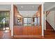 Kitchen with breakfast bar and granite countertops at 5415 Banana Point Dr, Okahumpka, FL 34762