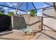 Private spa with decorative statues and a tranquil setting at 747 Bradford Loop, The Villages, FL 32163