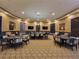 Circular poker room with multiple tables, chairs, and themed decor at 79 Bayou Bend Rd, Groveland, FL 34736