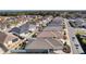 Aerial view of a house in a quiet residential neighborhood at 9189 Se 167Th Dandrea Pl, The Villages, FL 32162