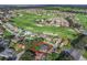 Bird's-eye view of the property within the golf course community at 11584 Se 175Th St, Summerfield, FL 34491
