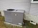 Exterior shot of the central air conditioning unit at 1335 E Schwartz Blvd, Lady Lake, FL 32159