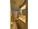 Clean bathroom with a shower/tub combo and updated vanity at 1335 E Schwartz Blvd, Lady Lake, FL 32159