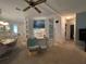 Open kitchen with a pass-through counter and access to dining area at 1335 E Schwartz Blvd, Lady Lake, FL 32159