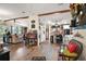 Open concept living area with a view of the kitchen and dining space at 1715 Lilly Ln, Lady Lake, FL 32159