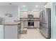 Modern kitchen with stainless steel appliances and granite counters at 5300 Sunshine Dr, Wildwood, FL 34785