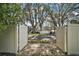 Open gated entrance to property at 1281 Gray Ct, Eustis, FL 32726