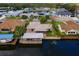 House with private dock and canal access at 13340 Country Club Dr, Tavares, FL 32778