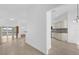 Partial view of kitchen with white cabinets at 2176 Blackville Dr, The Villages, FL 32162