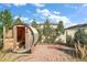 Relaxing wooden barrel sauna in backyard setting at 2226 Satin Leaf St, Clermont, FL 34711