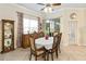 Formal dining room with a table and chairs at 3640 Mount Hope Loop, Leesburg, FL 34748