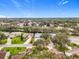 Aerial view showing the home's neighborhood and surrounding landscape at 4817 Summerbridge Cir, Leesburg, FL 34748