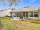Spacious backyard with screened patio, lush lawn, and room for entertaining at 4817 Summerbridge Cir, Leesburg, FL 34748
