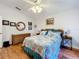 Bedroom with a queen bed and plenty of closet space at 4817 Summerbridge Cir, Leesburg, FL 34748