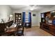 Spacious home office with ample storage and natural light at 5312 Galley Way, Oxford, FL 34484