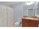 Simple bathroom with shower/tub combo and updated vanity at 9224 Se 167Th Ford St, The Villages, FL 32162