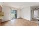 Bright dining room with chandelier and view to backyard at 1550 Miller Blvd, Fruitland Park, FL 34731