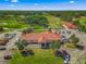 Community clubhouse with adjacent parking lot at 17925 Se 100Th Ter, Summerfield, FL 34491