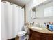 Clean bathroom with granite vanity and shower/tub combo at 270 Moree Loop # 5, Winter Springs, FL 32708