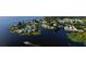 Aerial view of a waterfront manufactured home community at 30 Riverview Dr, Fruitland Park, FL 34731