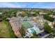 Aerial view of community featuring various buildings and amenities at 3141 Britannia Blvd # D, Kissimmee, FL 34747