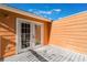 Private deck with French doors and painted wood at 3141 Britannia Blvd # D, Kissimmee, FL 34747