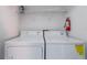 Laundry closet with washer and dryer at 3141 Britannia Blvd # D, Kissimmee, FL 34747