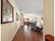 Living room with hardwood floors and open layout at 3810 Cosmos Way, The Villages, FL 32163