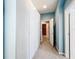 Hallway with built-in storage and light blue walls at 558 Timbervale Trl, Clermont, FL 34715