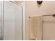 Bathroom with shower stall and updated vanity at 73 Stone Haven Ct, Leesburg, FL 34788