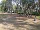 Community picnic area with tables, grills under shade trees at 9029 Mossy Oak Ln, Clermont, FL 34711