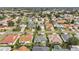Aerial showing a neighborhood of homes at 17640 Se 81St Timberwood Ter, The Villages, FL 32162