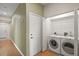 Convenient laundry room with washer and dryer hookups at 221 Brookdale Loop, Clermont, FL 34711