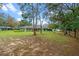 Private backyard with green space and wooded area at 636 Mount Homer Rd # 636, Eustis, FL 32726