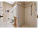 Bathroom with shower, vanity, and tile flooring at 636 Mount Homer Rd # 636, Eustis, FL 32726