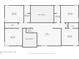 Two-story home's upper floor plan, featuring bedrooms, bathrooms, and a loft area at 6607 Crestmont Glen, Windermere, FL 34786
