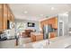 Modern kitchen with stainless steel appliances and an island at 6607 Crestmont Glen, Windermere, FL 34786