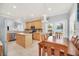 Bright kitchen with stainless steel appliances and an island at 6607 Crestmont Glen, Windermere, FL 34786