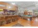 Game room with pool table and bar area at 1600 Se 52Nd St, Ocala, FL 34480