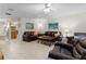 Living area with leather sofas and a wood coffee table at 1600 Se 52Nd St, Ocala, FL 34480