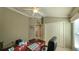 Bright home office with a desk and built-in cabinetry at 1881 Sassparilla Way, The Villages, FL 32162