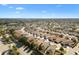 Aerial perspective highlighting the home's placement in a residential area at 2169 Smoaks St, The Villages, FL 32162