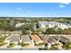 Aerial view showcasing home's location in a community with nearby amenities at 2169 Smoaks St, The Villages, FL 32162