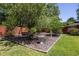Relaxing backyard garden with swing and birdbath at 5 Hemlock Terrace Pass, Ocala, FL 34472